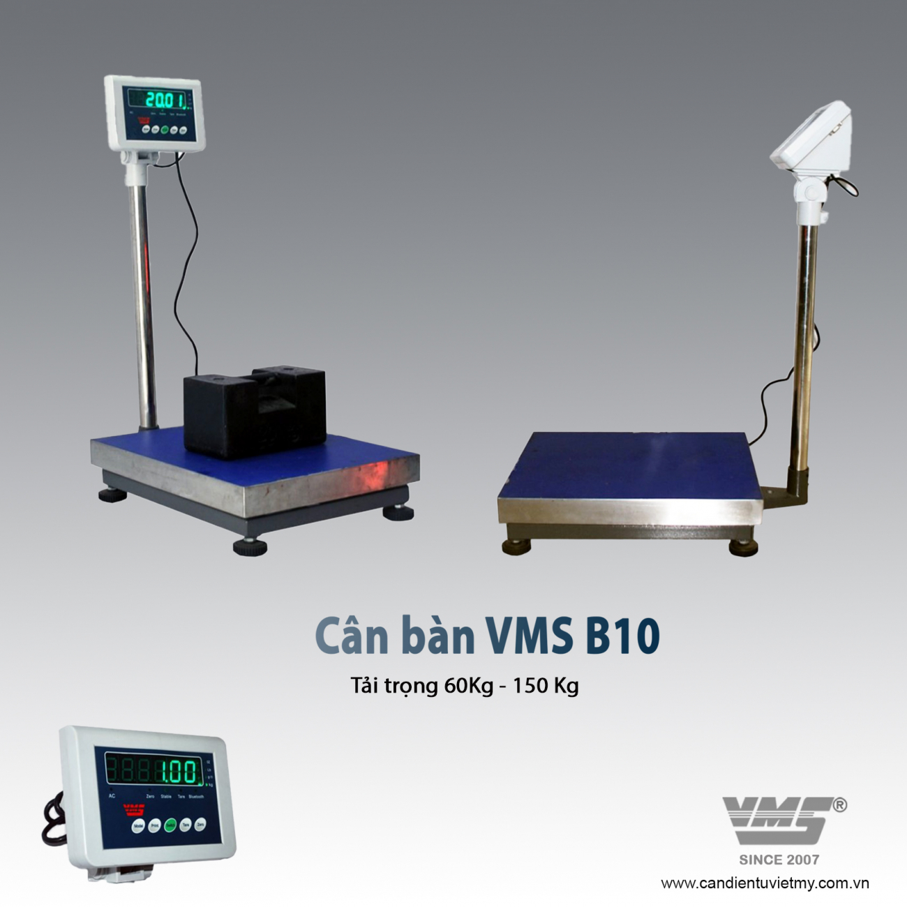 Cân điện tử Yaohua VMS-B10 400kg 3